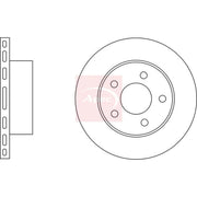 Apec 2 x Vented Front Brake Discs DSK2025