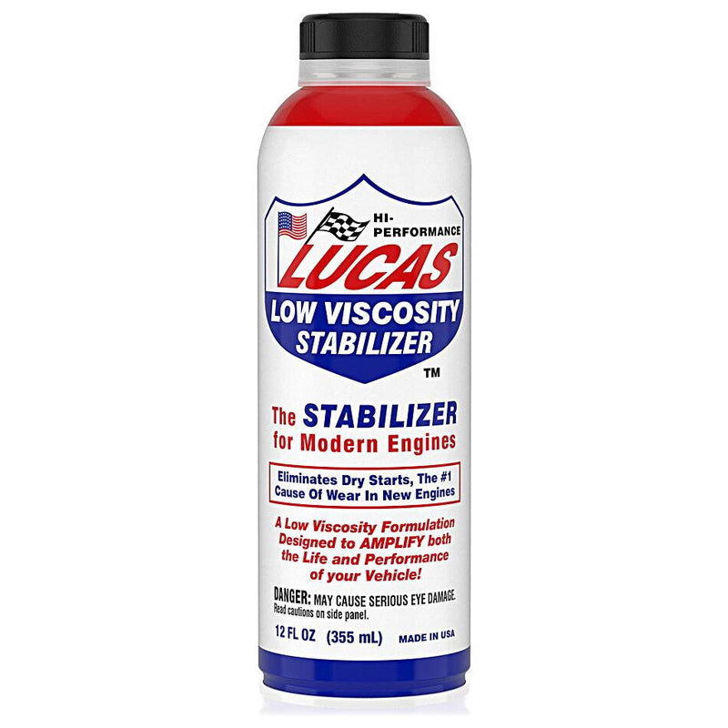 Lucas Oil Low Viscosity Engine Stabilizer 12 Oz 41097