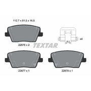 Textar Rear Brake Pad Set 2287601