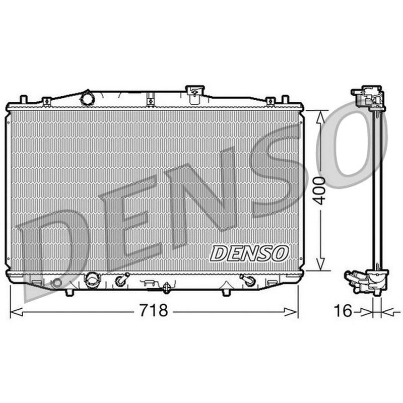 Denso Engine Radiator DRM40024