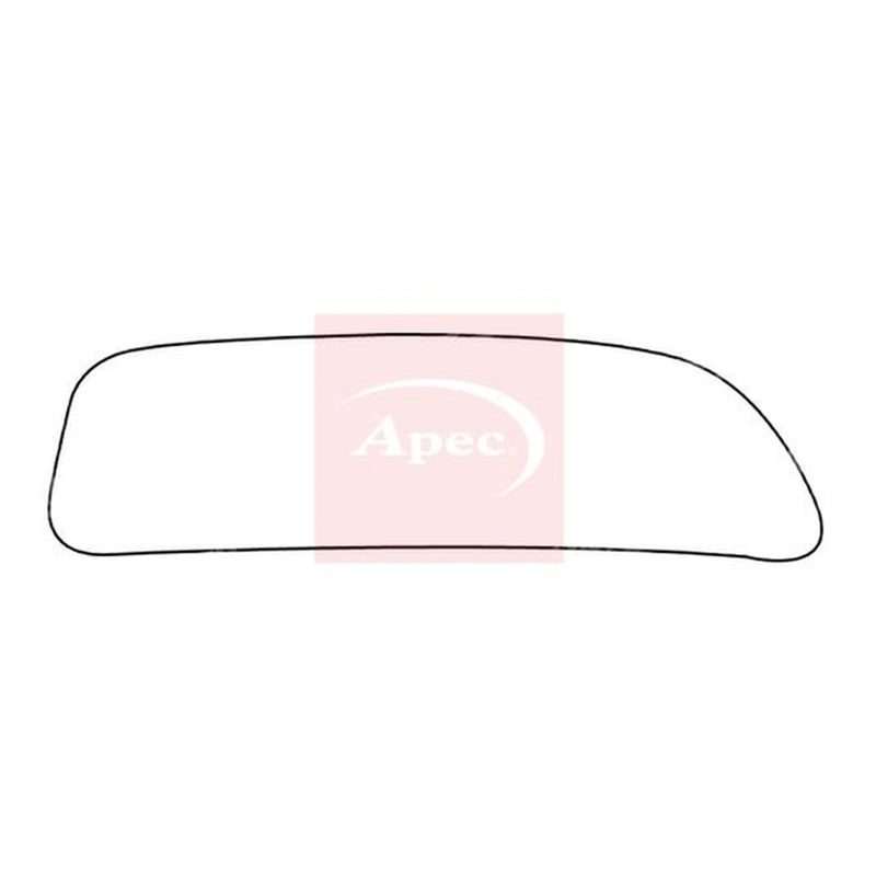 Apec Exterior Wing Mirror Glass Left AMS2819