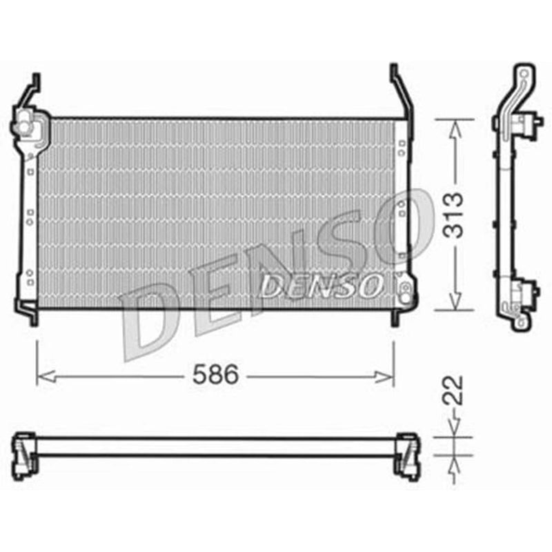 Denso Air Conditioning Condenser DCN09014