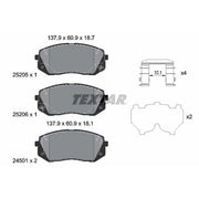 Textar Front Brake Pad Set 2520504