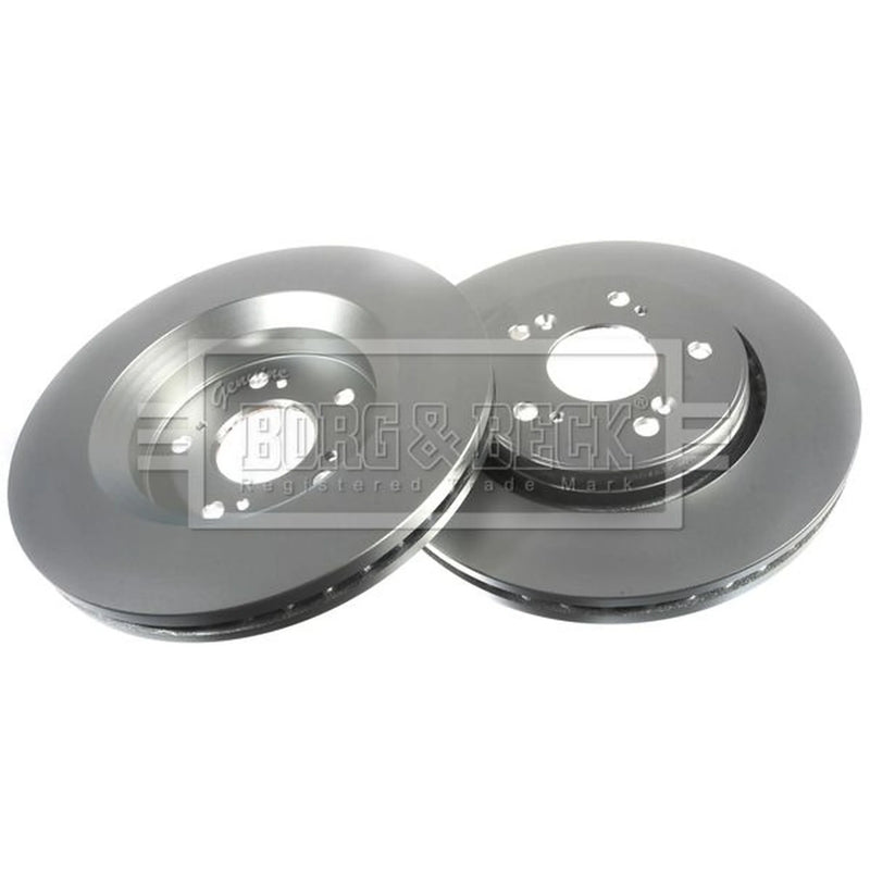 Borg & Beck 2 x Vented Front Brake Discs BBD4639