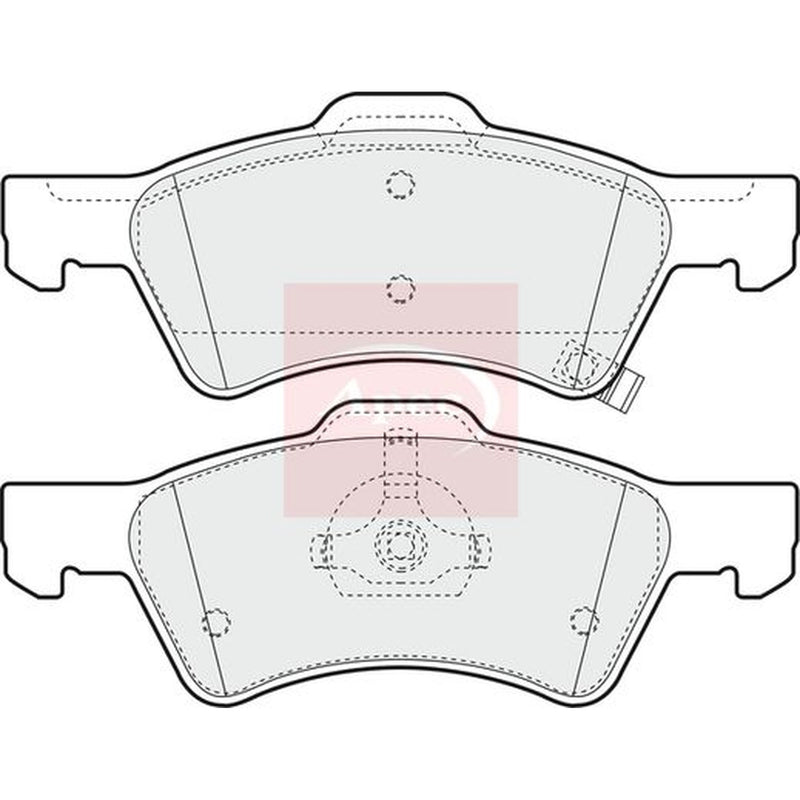 Apec Front Brake Pad Set PAD1222
