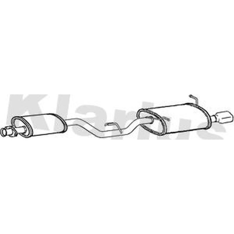 Klarius Box With Tail Pipe Rear BM339X
