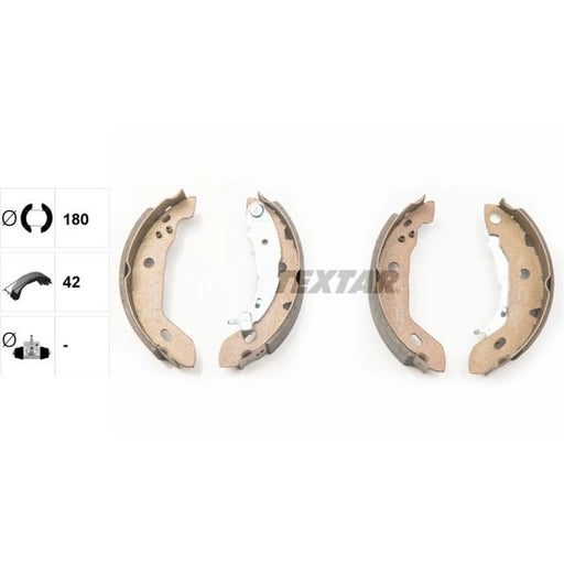 Textar Brake Shoe Set Axle Kit 91053000