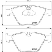 Brembo 4 x Front Brake Pad Set P06081