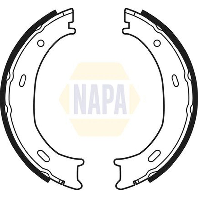 NAPA Parking Brake Shoe Set NBS5010