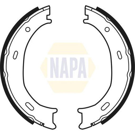 NAPA Parking Brake Shoe Set NBS5010