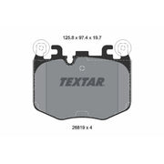 Textar Front Brake Pad Set 2681901