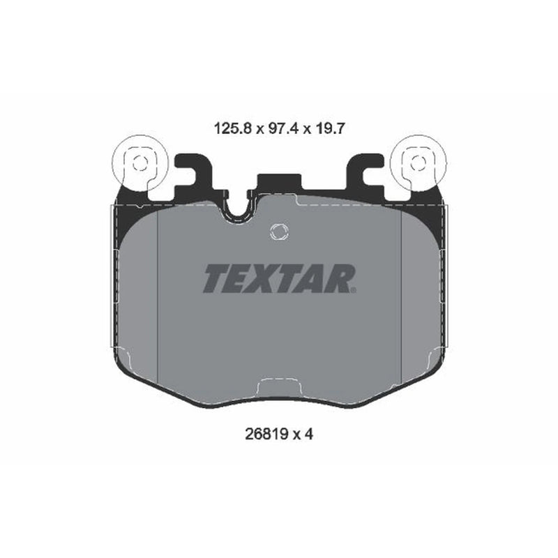 Textar Front Brake Pad Set 2681901