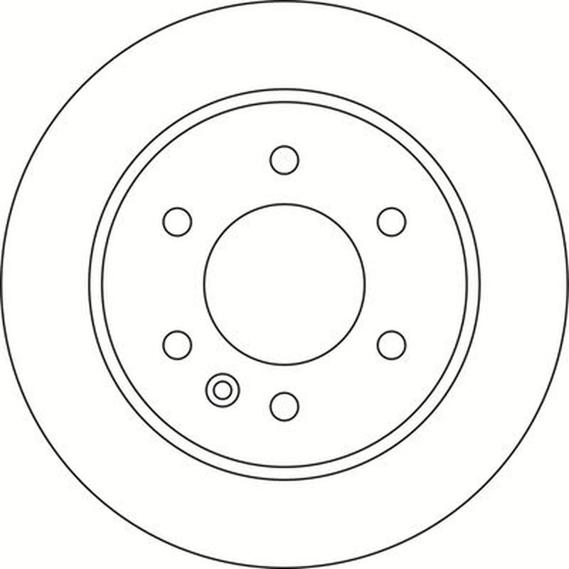 Abtex 2 x Solid Rear Brake Discs BD2148S