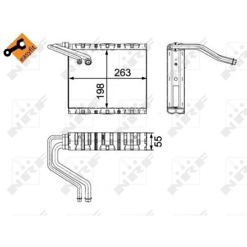 NRF Air Conditioning Evaporator 36142