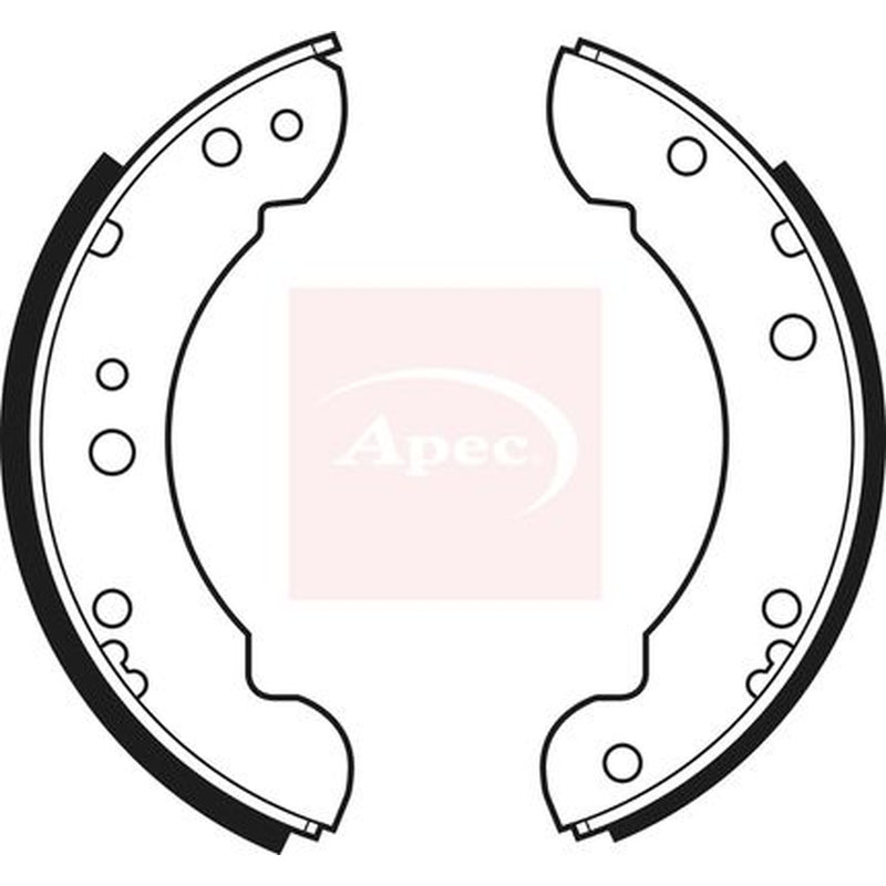 Apec Brake Shoe Set Axle Kit SHU138