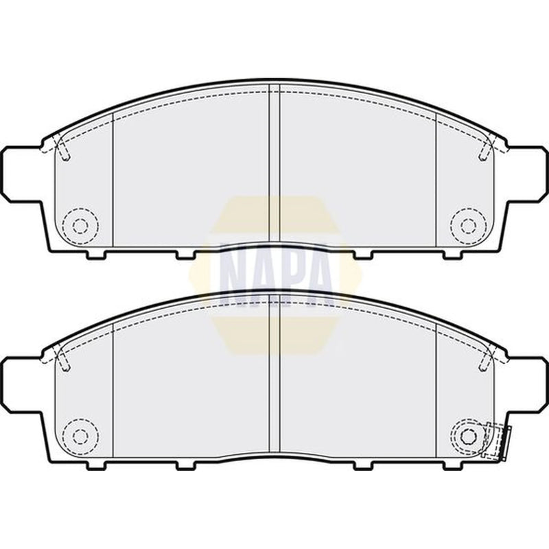 NAPA Front Brake Pad Set NBP1629