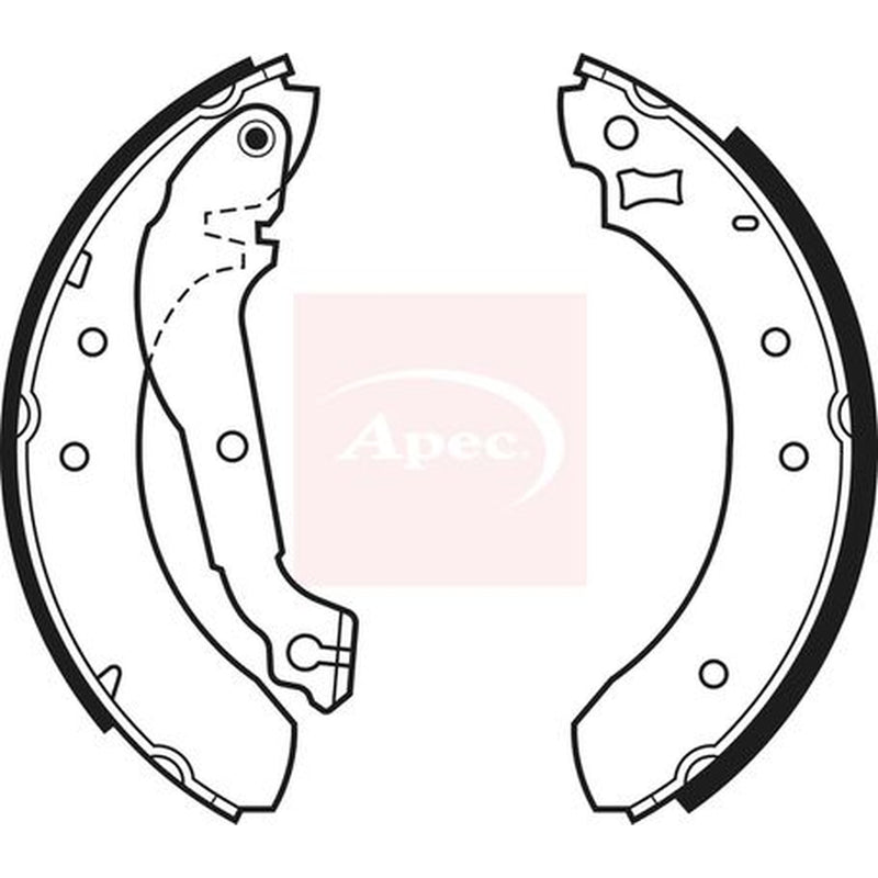 Apec Brake Shoe Set Axle Kit SHU325