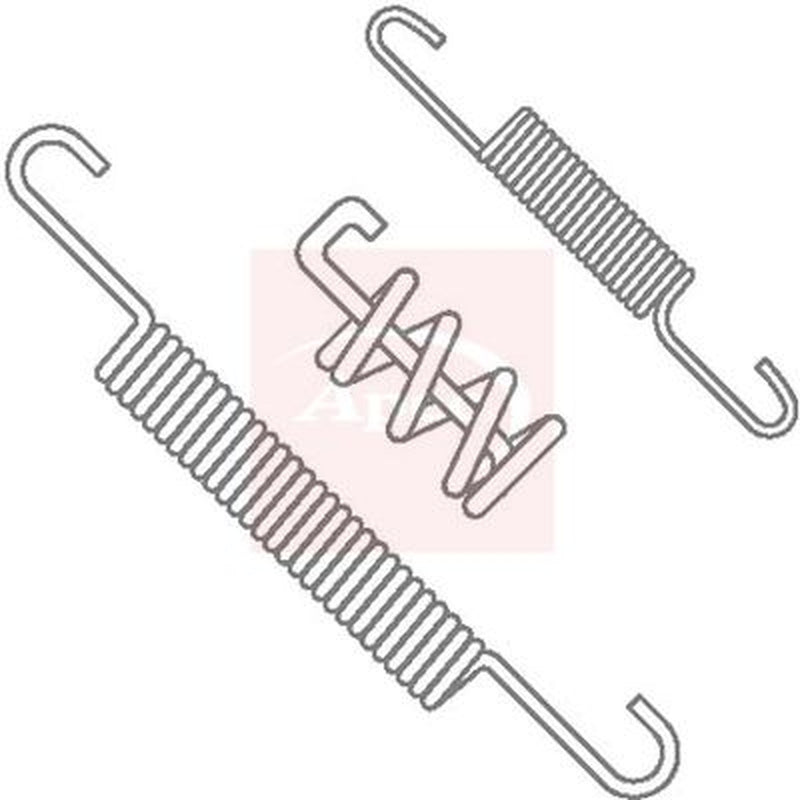 Apec Parking Brake Shoe Accessory Kit Rear KIT2013