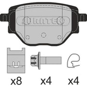 Juratek Rear Brake Pad Set JCP8624