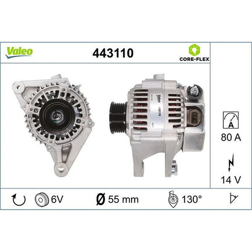 Valeo Car Alternator 12V 443110