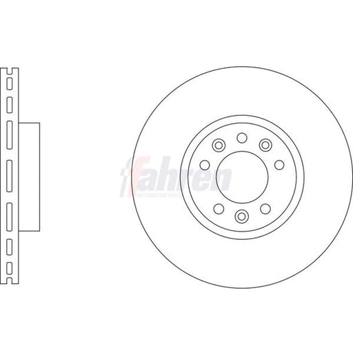 Fahren 2 x Front Brake Discs FBD6939