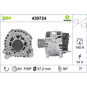 Valeo Car Alternator 12V 439724