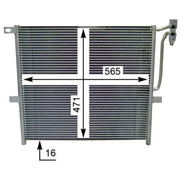 Mahle Air Conditioning Condenser AC 837 000S