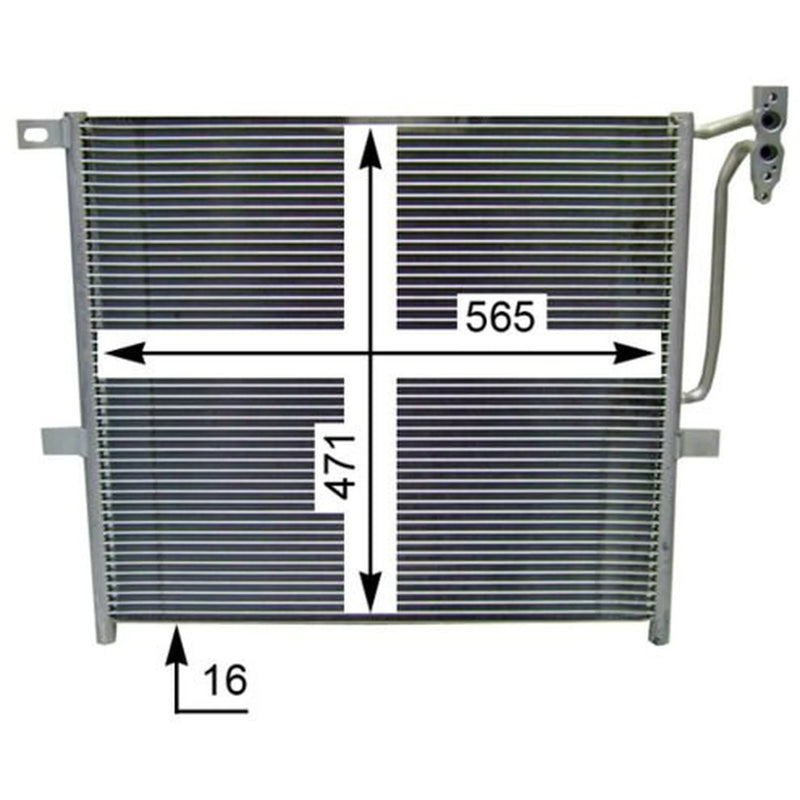 Mahle Air Conditioning Condenser AC 837 000S