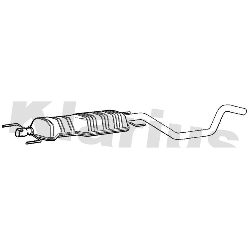 Klarius Box With Centre Pipe Centre GM641J