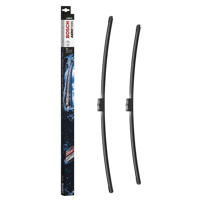 Genuine Bosch A964S Aerotwin Front Wiper Blades Set For Renault Espace Mk Iv Bosch  - Town Parts