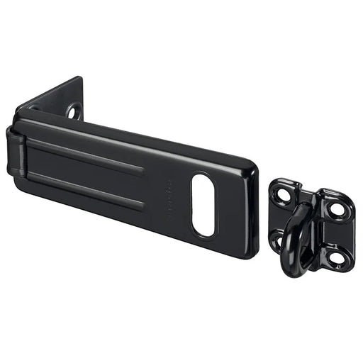 Master Lock Wrought Steel Hasp Matt Black 115mm - 704EURDBLK