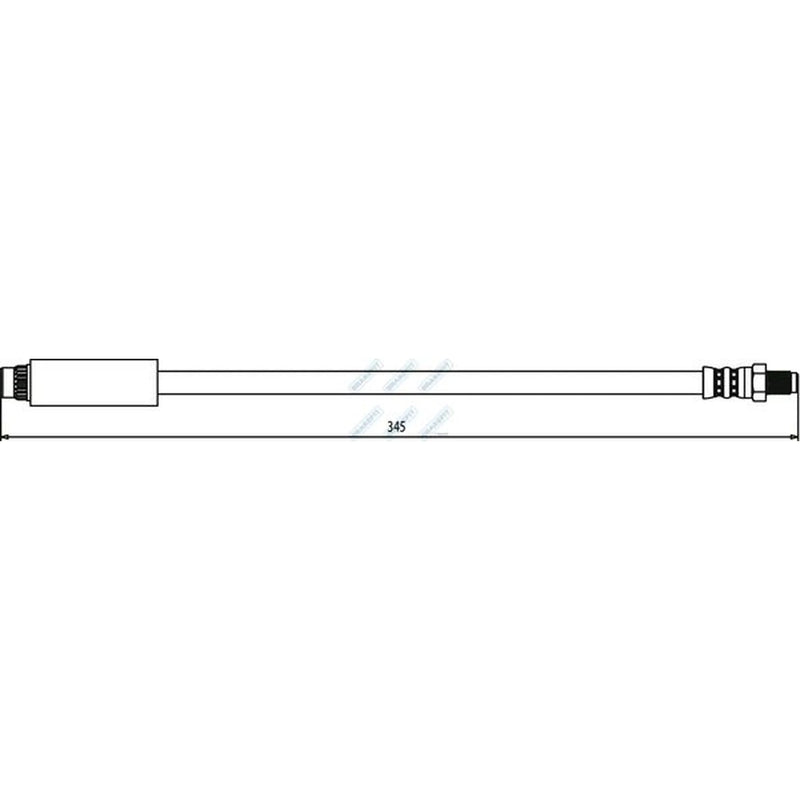 Apec Brake Hydraulic Hose Line Front BHO4049