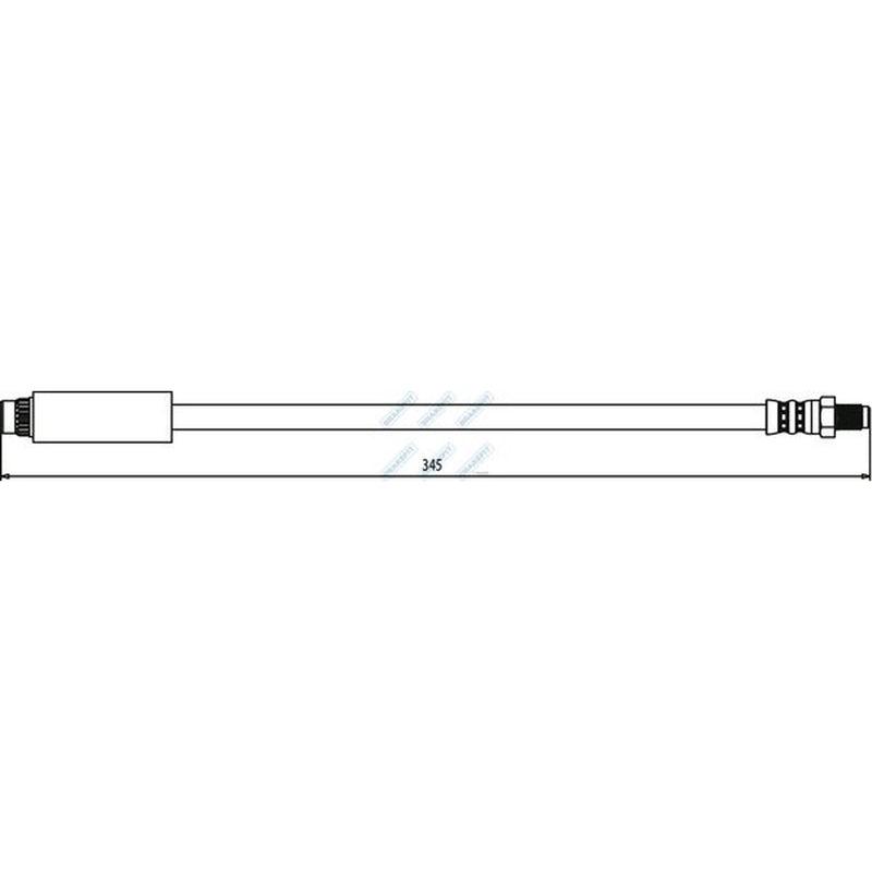 Apec Brake Hydraulic Hose Line Front BHO4049