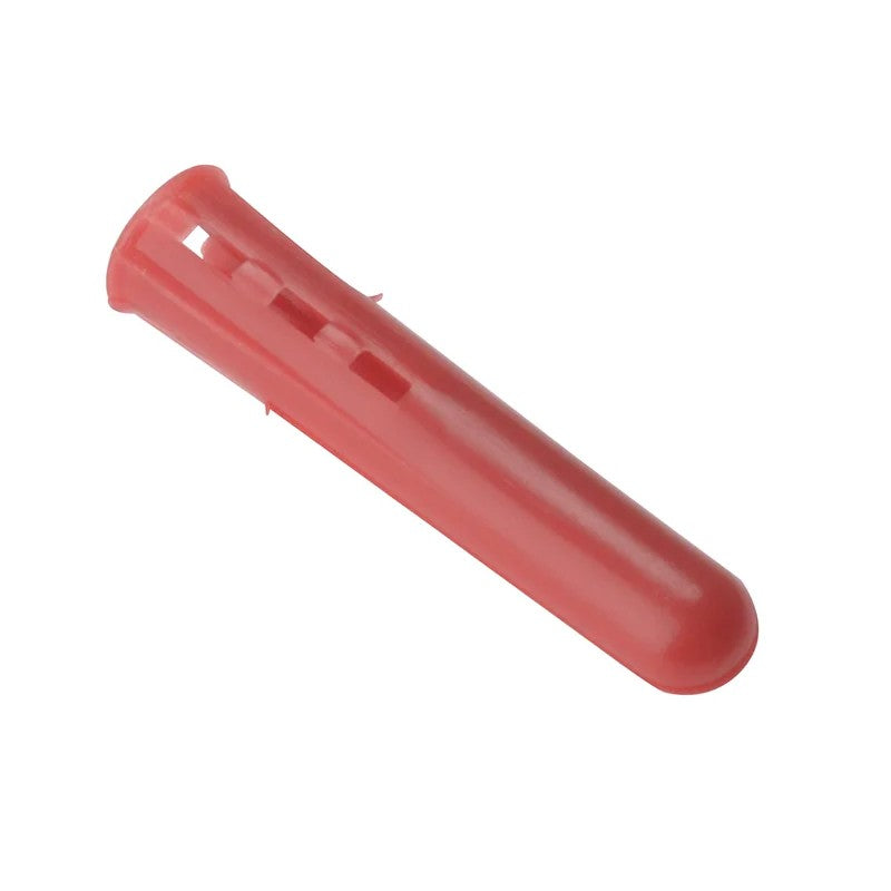ForgeFix Plastic Wall Plugs Red No.6-8 Box 1000 - EXP3