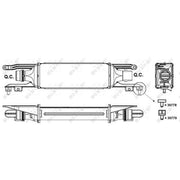 NRF Intercooler (Charge Air Cooler) 30779