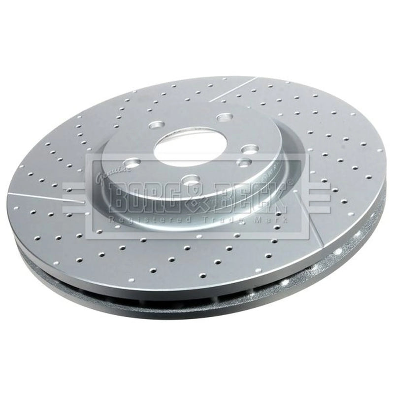 Borg & Beck 2 x / Front Brake Discs BBD6187S