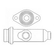 Bosch Brake Master Cylinder Hydraulic Assembly F 026 003 044