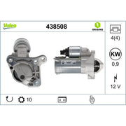 Valeo Starter Motor 12V 0.9kW 10 Teeth 438508