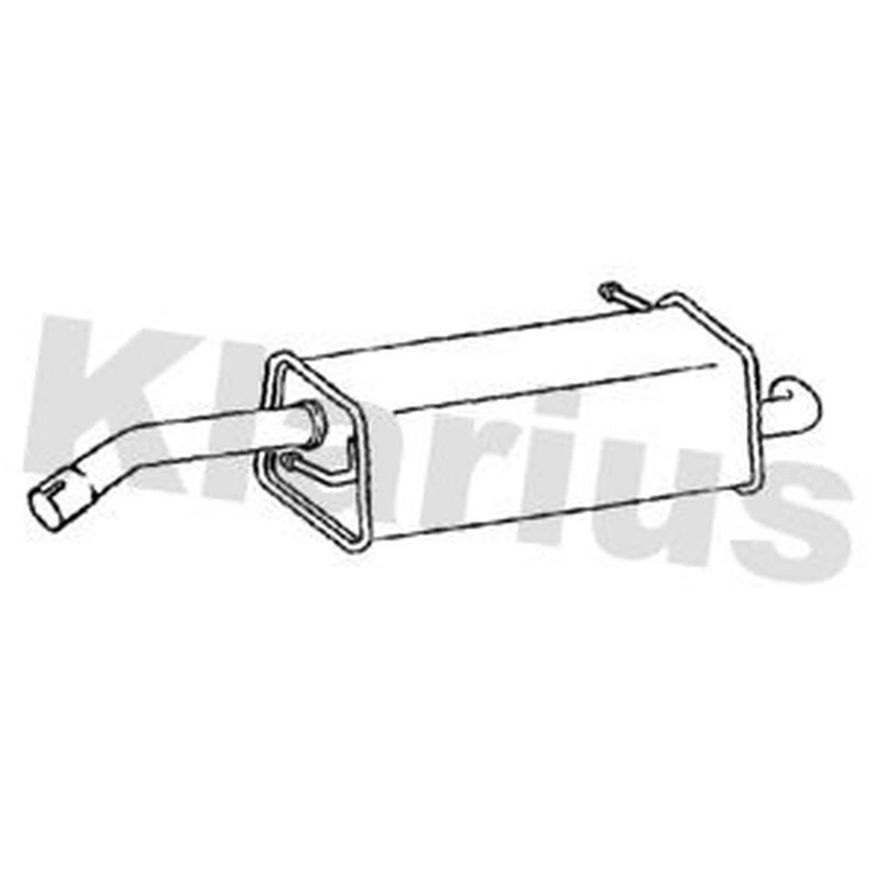 Klarius Box With Tail Pipe Rear FE1229H