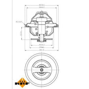 NRF Thermostat,Coolant 725184