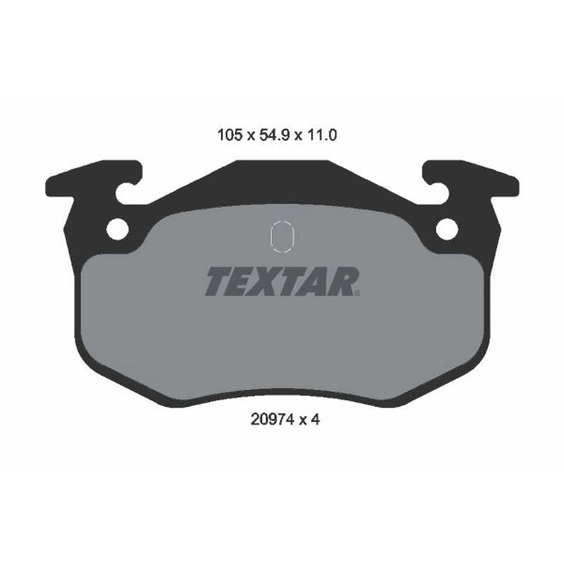 Textar Rear Brake Pad Set 2097401