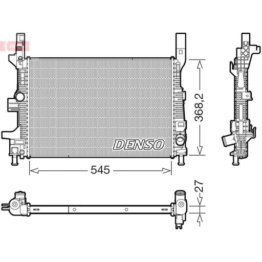 Denso Engine Radiator DRM10122