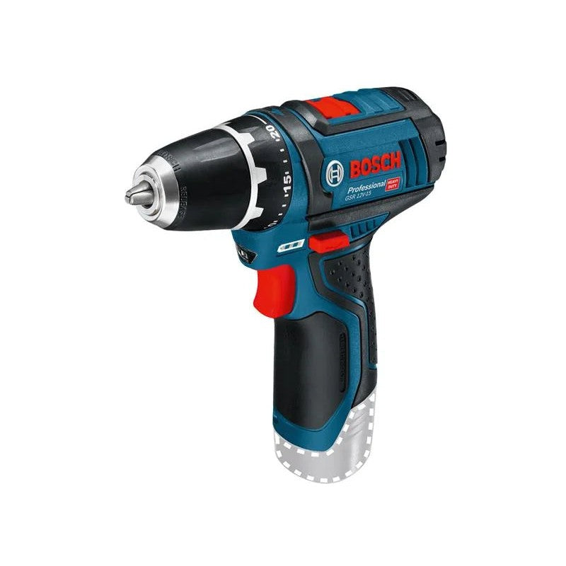 Bosch GSR 12V-15 Professional Drill Driver 12V Bare Unit - 0601868101