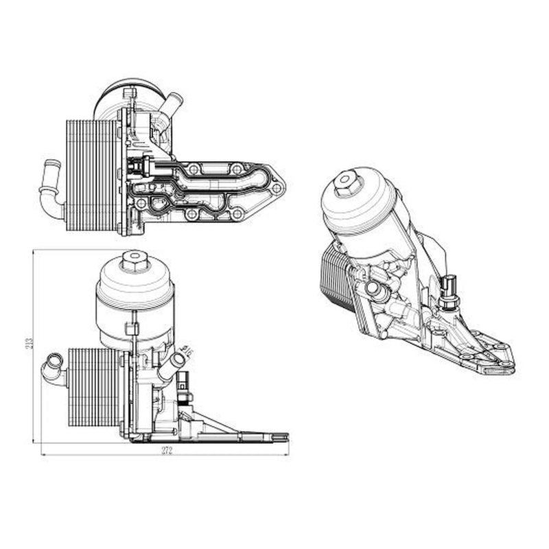NRF Oil Filter Housing 31844