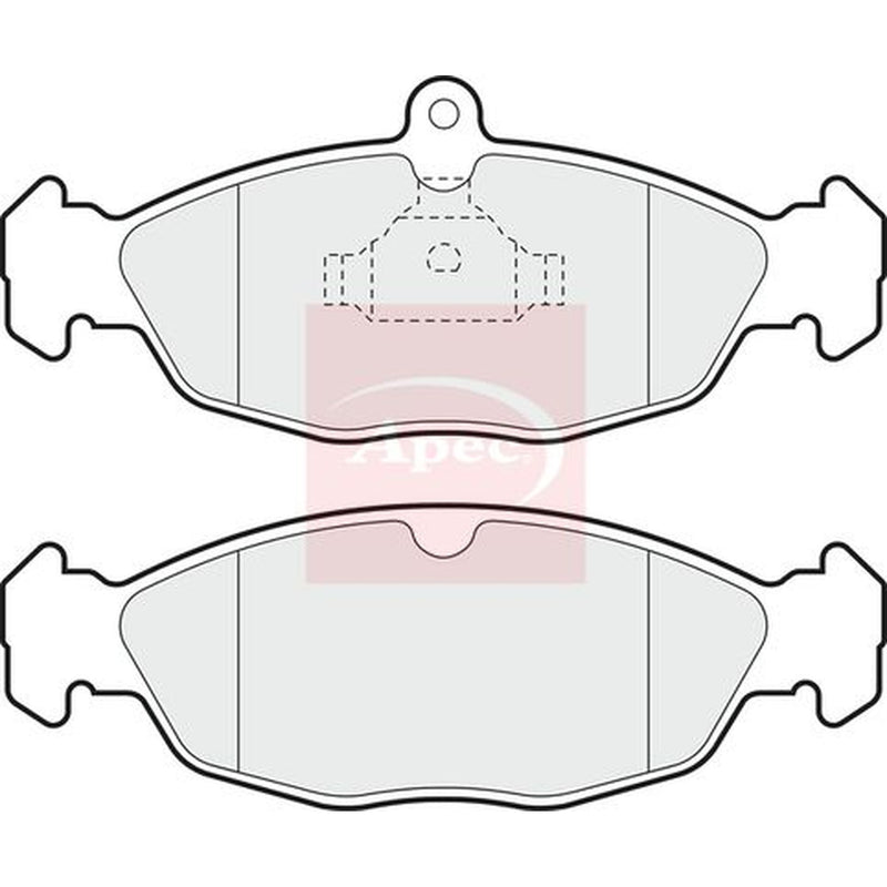 Apec Front Brake Pad Set PAD730