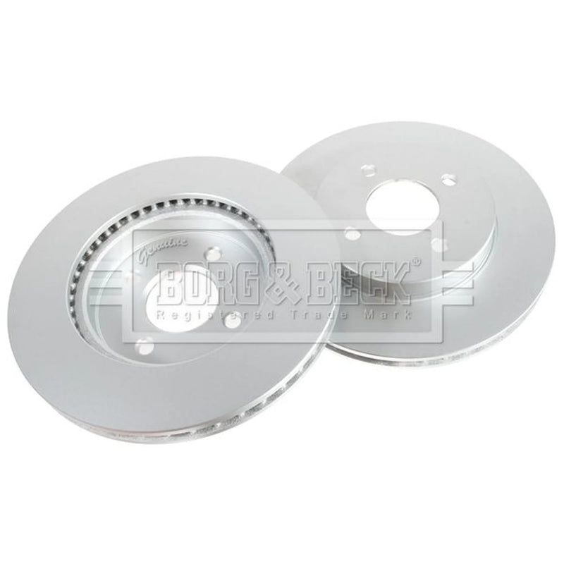 Borg & Beck 2 x Vented Front Brake Discs BBD6349