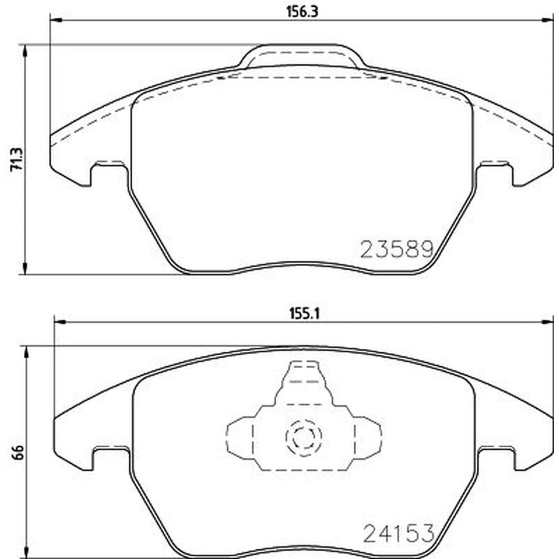 DON Front Brake Pad Set PCP1349