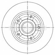 Borg & Beck 2 x Rear Brake Discs BBD6149S
