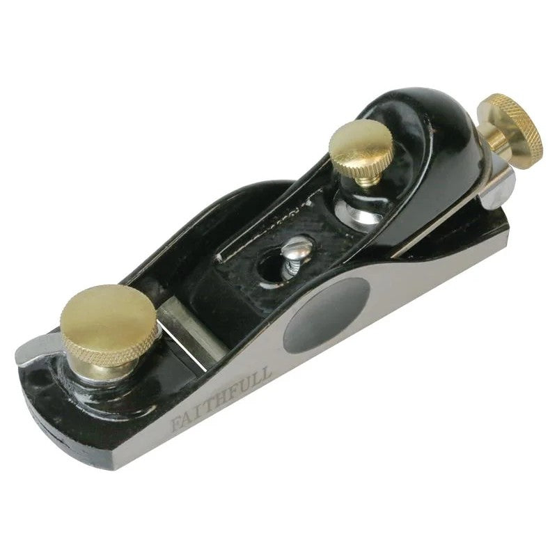 Faithfull No.60 1/2 Block Plane in a Wooden Box - FAIPLANE6012