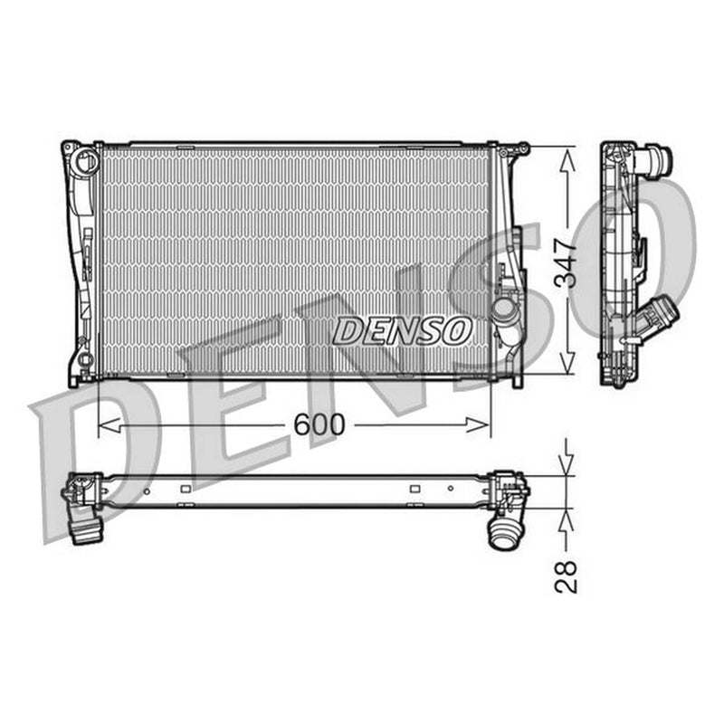 Denso Engine Radiator DRM05111